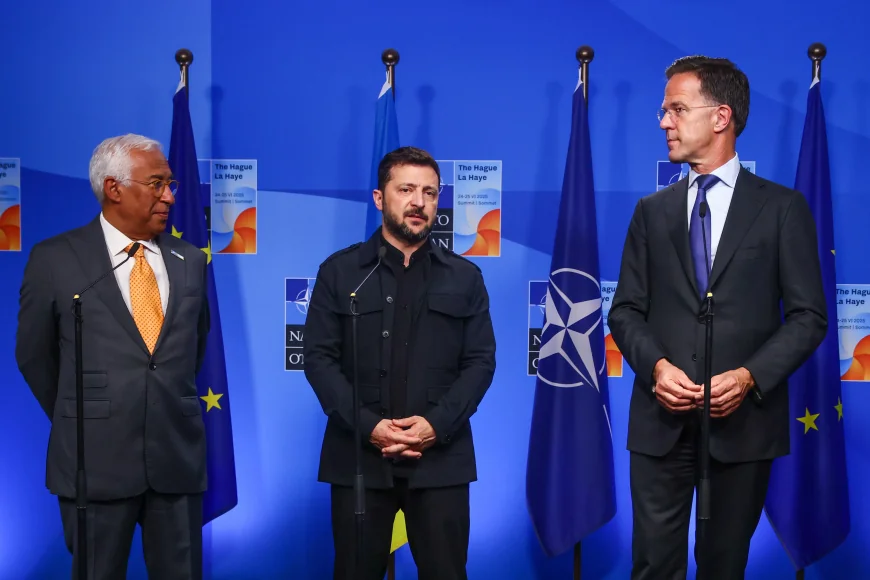 Summit NATO cu miză uriașă pentru securitatea mondială, la Haga. Mesajul lui Volodimir Zelenski după întâlnirea cu Mark Rutte