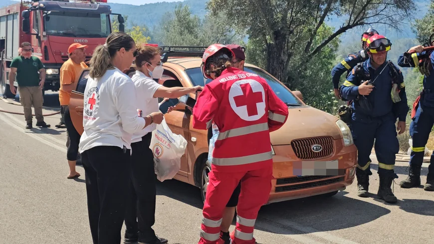 Incendiile masive din Chios: O străină a fost arestată după ce a aruncat o țigară pe jos și va fi judecată pe repede înainte