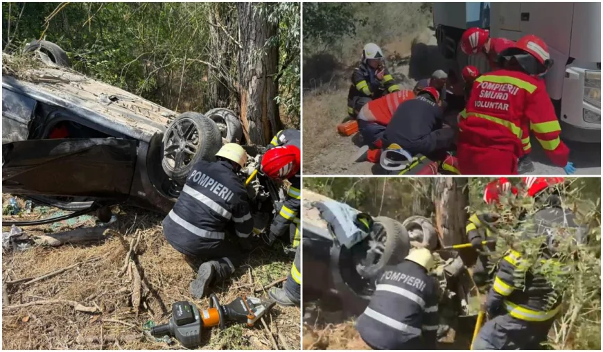 Accident rutier grav în Tulcea. O femeie a rămas fără un braț și un tânăr a fost rănit