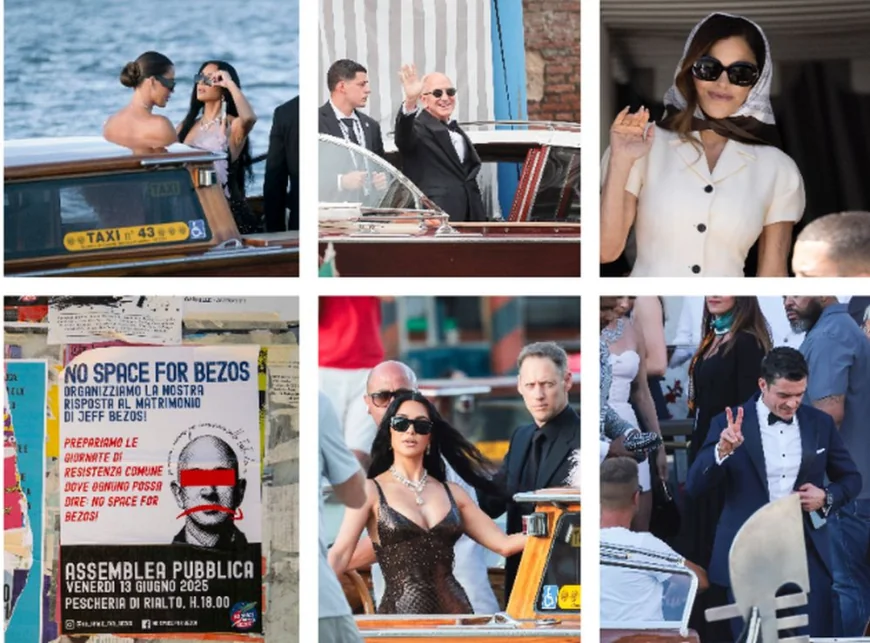 Nunta lui Jeff Bezos și Lauren Sanchez. Zece imagini de la evenimentul exclusivist din Veneția