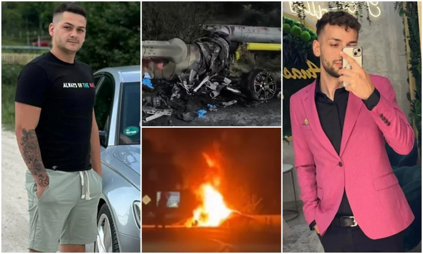 Ei sunt tinerii care au murit carbonizaţi în Vâlcea, după o urmărire cu poliţia. Aveau doar 23 și 24 de ani