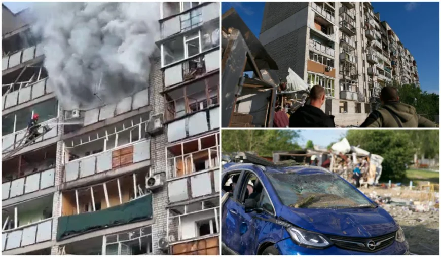 Atac fără precedent al Rusiei în Ucraina. Peste 500 de arme lansate, victime și un F-16 ucrainean prăbușit