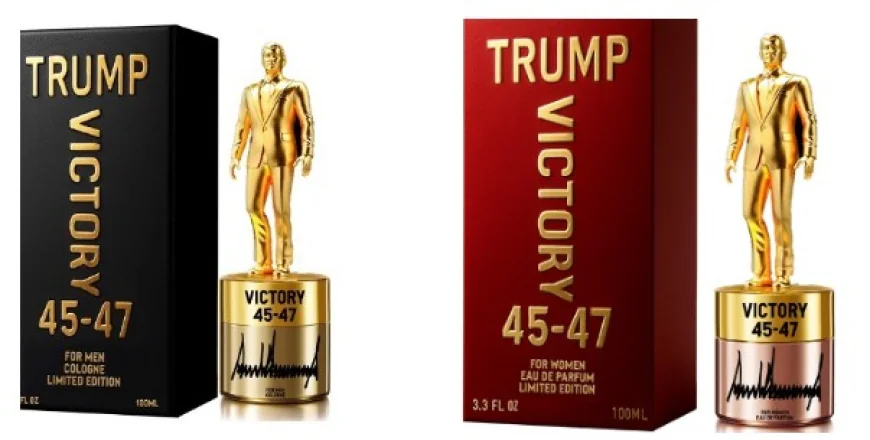 „Acum poți mirosi ca Trump”: Președintele SUA folosește pupitrul prezidențial pentru a lansa un parfum. Cu cât se vinde „Victory 45-47”