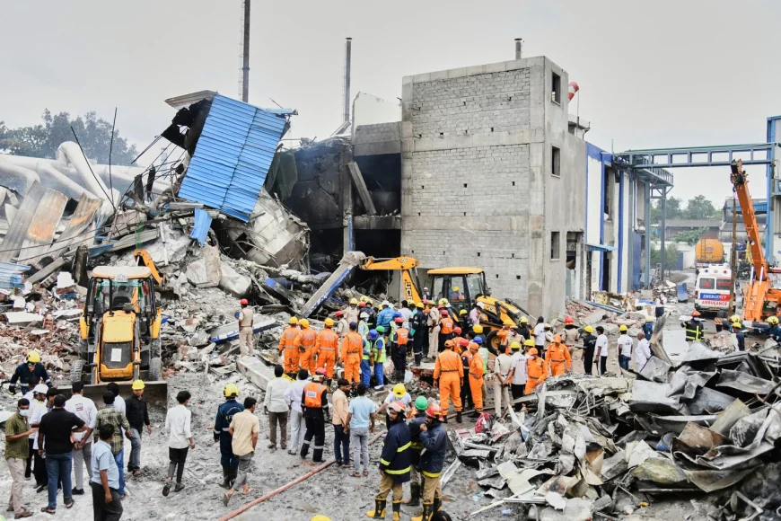 Cel puțin 39 de morți după o explozie la o fabrică de medicamente din India: „Clădirea s-a prăbușit și a fost complet distrusă”. Anchetatori speciali, trimiși la fața locului
