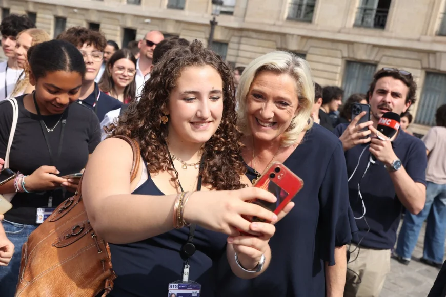 Aparate de aer condiționat pentru toată lumea, promite Marine Le Pen în timpul valului de caniculă care a afectat Franța