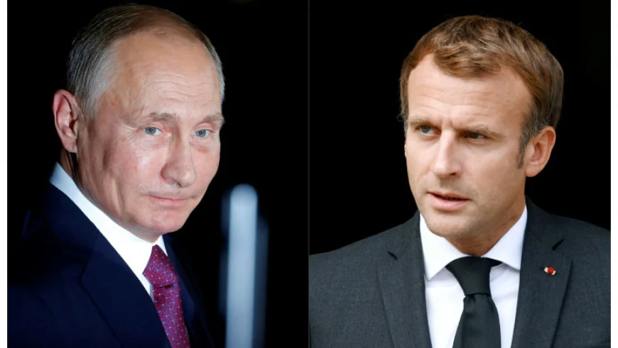 Macron a discutat la telefon cu Putin. Ultima convorbire datează din septembrie 2022