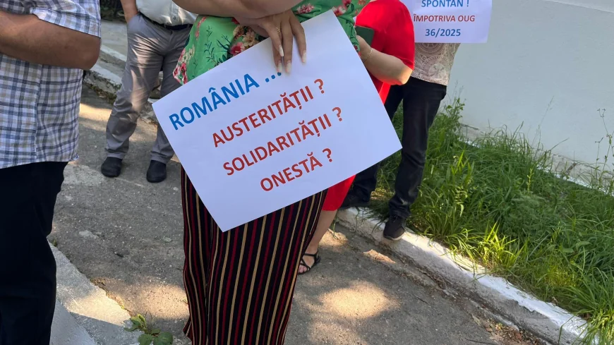 Încă o zi de proteste ale bugetarilor. „Sporul de condiții vătămatoare nu reprezintă un privilegiu”. Guvernul are în analiză noi măsuri