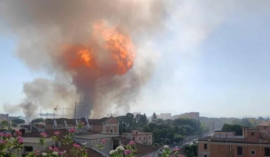 Cel puţin 21 de răniţi după o explozie puternică la o benzinărie din Roma. Pompierii descriu scene de groază