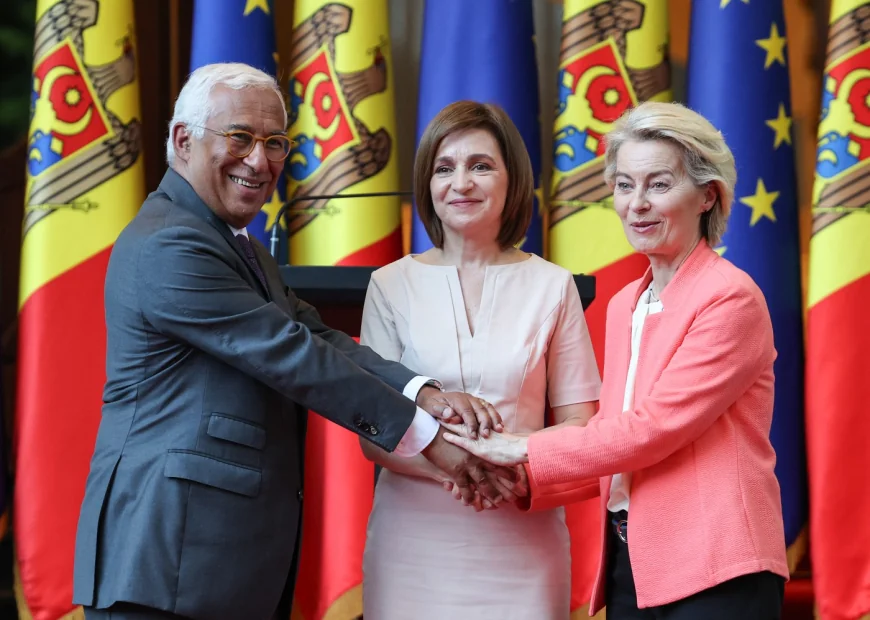 Maia Sandu, la Summitul Moldova-UE: „Kremlinul și vocile sale cunosc doar șantaj și control/ Vor să ne taie accesul la fonduri, parteneriate și speranță”