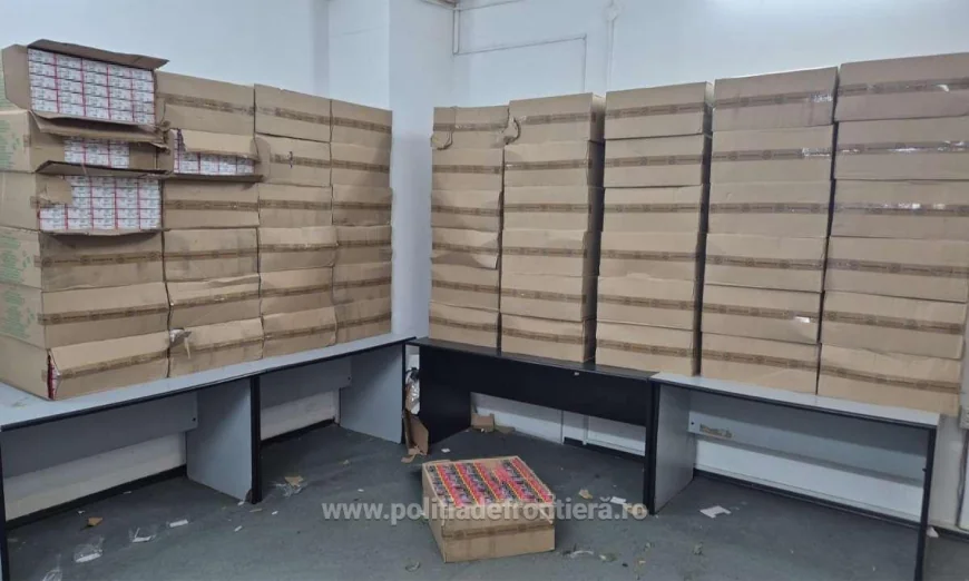Ţigări în valoare de peste 800.000 lei, confiscate de poliţiştii de frontieră de la un cetăţean georgian