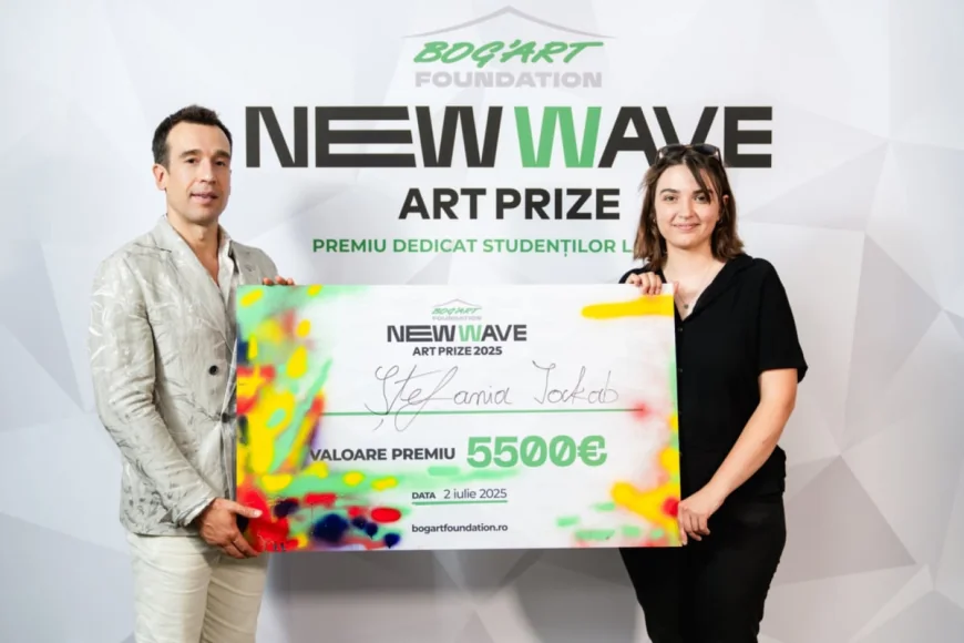 [P] Finala NEW WAVE Art Prize: Fundația Bog’Art a oferit premiul de 5500 euro unei studente la arte din Timișoara
