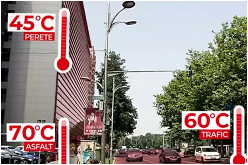 Soluţii anti-caniculă propuse pentru Capitală. Temperaturile resimţite ar putea scădea cu 15-20 de grade