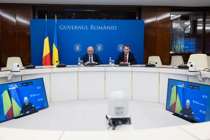 Discuție la nivel înalt București-Kiev. Ilie Bolojan a vorbit cu Denis Șmihal: minoritatea română din Ucraina, printre temele abordate