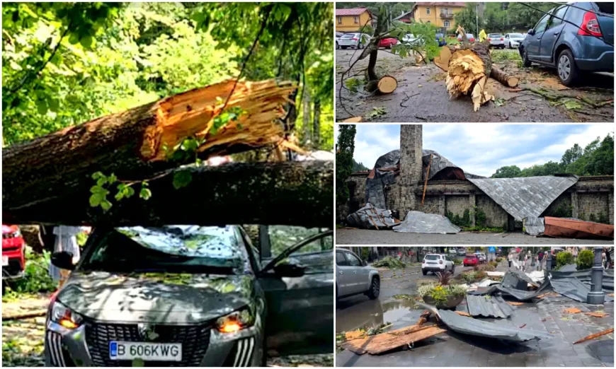 Bilanţul dezastrului din Sinaia după furtuna apocalipitică: "A rupt tot. Extraordinar!"