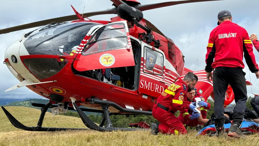 Un cioban a fost atacat de urs la Azuga. Ca să se apere, tânărul a folosit o petardă care i-a explodat în mână