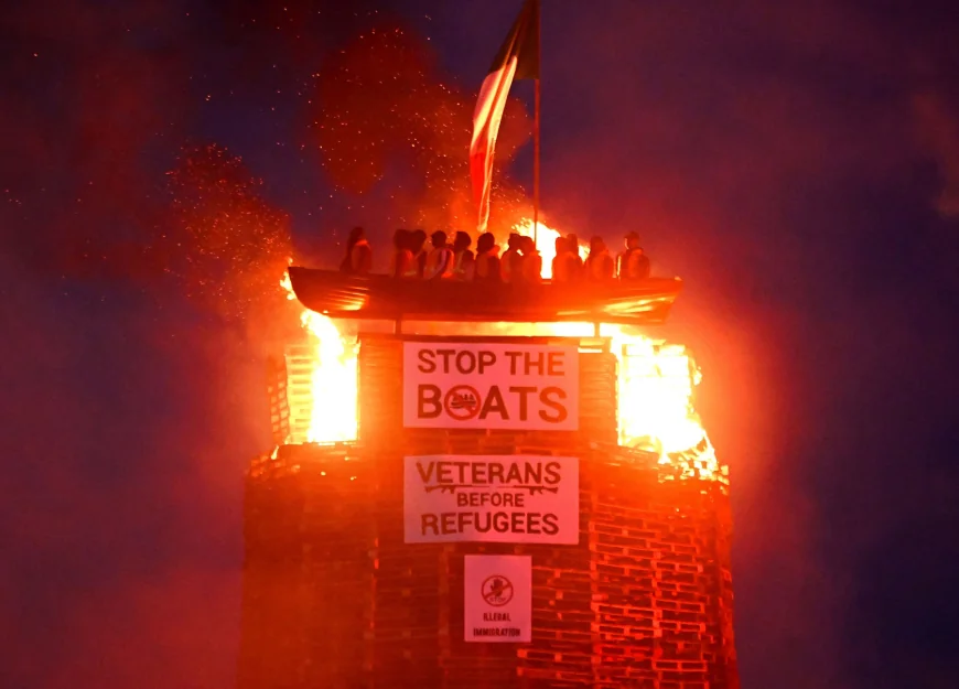 VIDEO Nou protest împotriva migranțillor în Irlanda de Nord, după violențele împotriva românilor din Ballymena