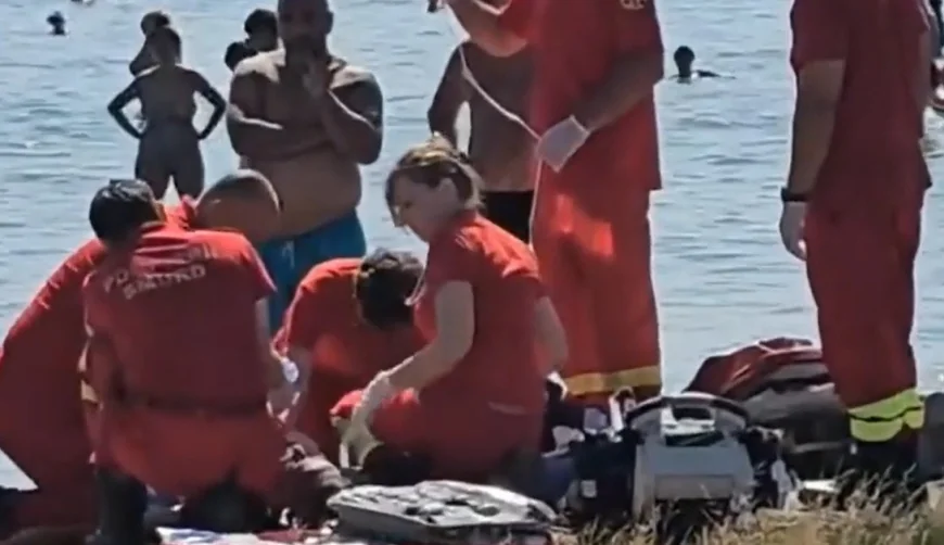 Un bărbat a murit înecat în Lacul Techirghiol. Un ambulanţier aflat în timpul liber a încercat să-l salveze
