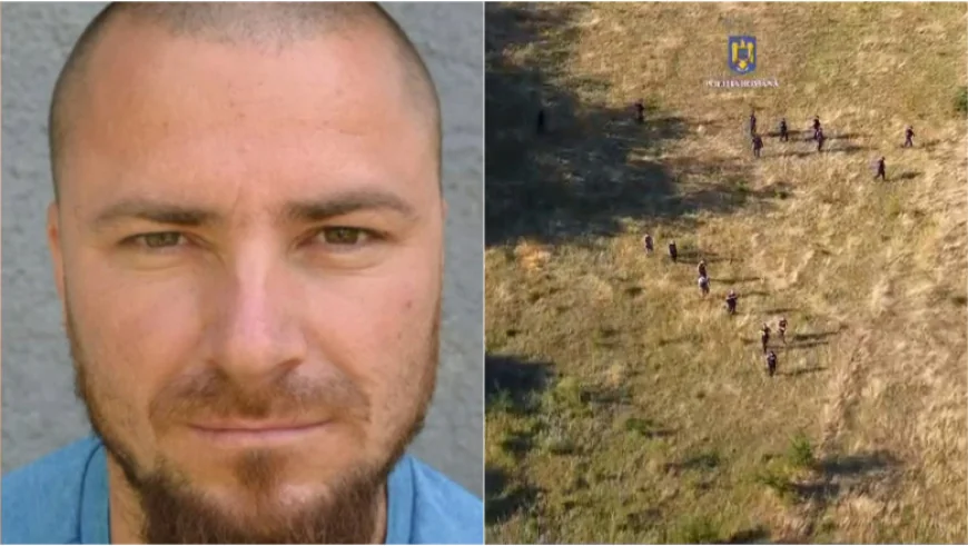 Poliția oferă recompensă pentru prinderea fugarului Emil Gânj, suspectat că și-a ucis partenera apoi i-a dat foc la casă