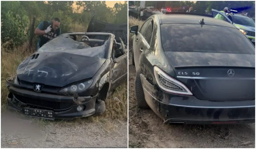 Şofer băut și fără permis a spulberat o mașină în Olt. Un om a murit, doi sunt răniți