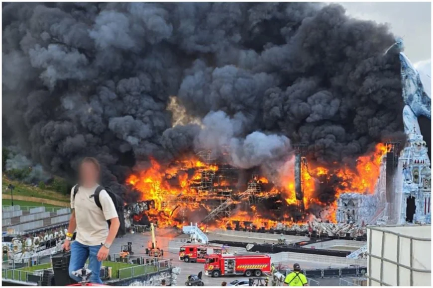 Tomorrowland 2025. Scena principală a ars compet în incendiu, dar festivalul va continua