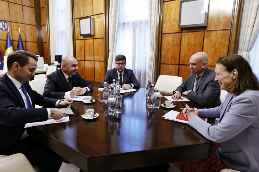 Ilie Bolojan, întrevedere cu ambasadoarea Angela Ganninger. „Interesul Guvernului e atragerea de noi investiții germane”