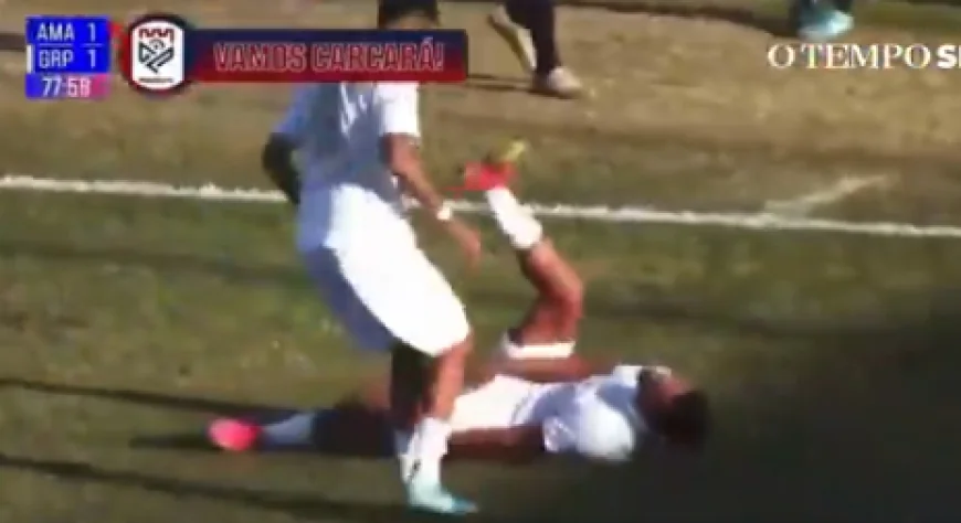 Un jucător brazilian s-a accidentat imitând celebrarea unui gol după modelul Cristiano Ronaldo