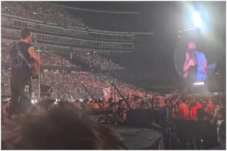 Reacția solistului Coldplay când pe ecran apar CEO-ul și șefa de la HR: "Fie au o aventură, fie sunt timizi"