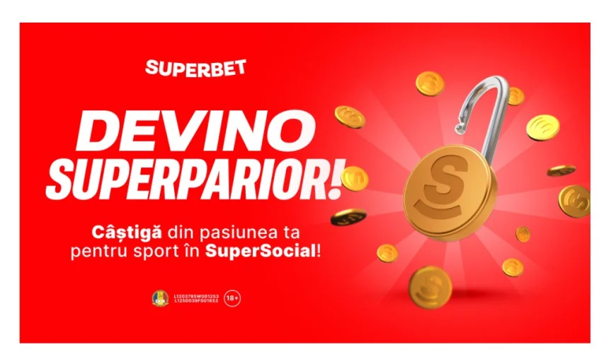 Exclusiv în România: Inspiri, ești copiat și încasezi în SuperSocial! Superbet lansează programul SuperPariori