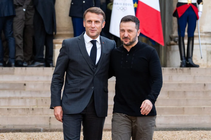Franța promite asistență suplimentară pentru Ucraina. Ce a obținut Zelenski de la Macron