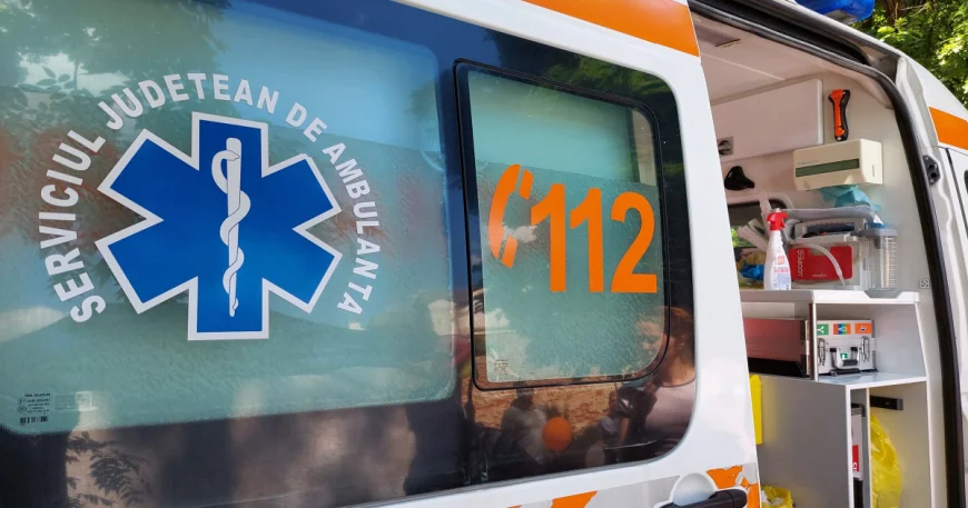 Un bărbat a furat o ambulanță din curtea Spitalului Județean Giurgiu. A fost prins după o urmărire spectaculoasă în trafic